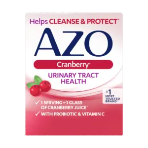 AZO Cranberry caplets product packaging
