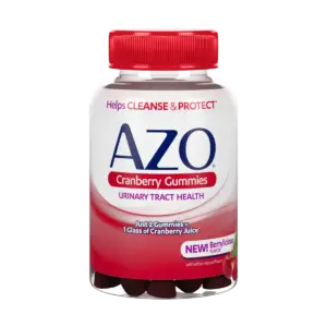 AZO cranberry gummies product packaging