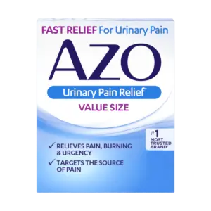 AZO Urinary Pain Relief product packaging